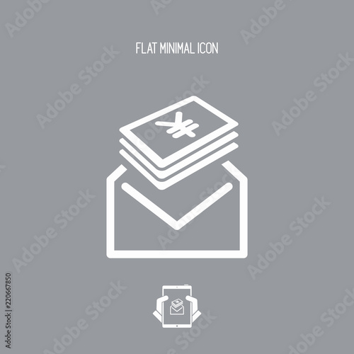 Corruption concept flat icon