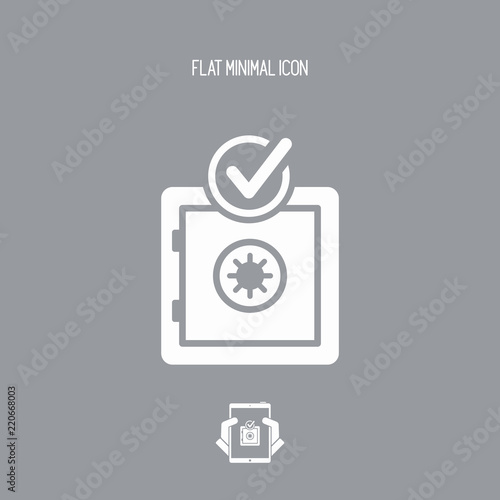 Checking secure strongbox icon