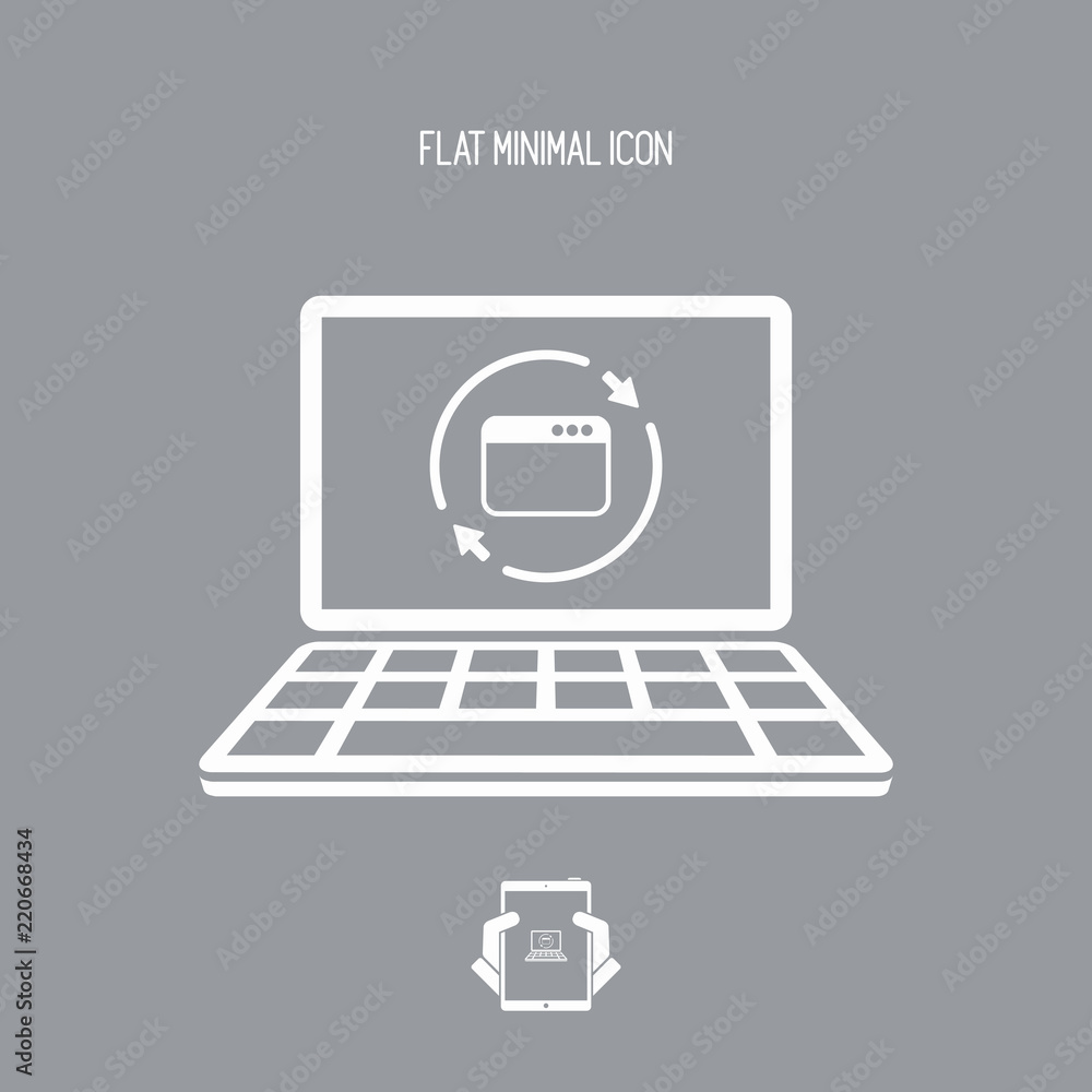 Refresh computer window icon Refresh computer window icon