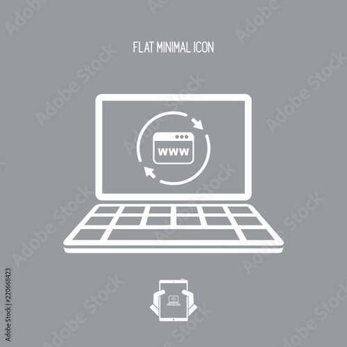 Refresh internet page icon
