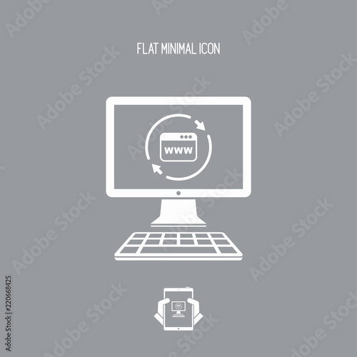Refresh internet page icon