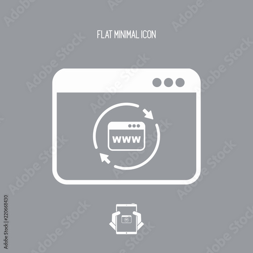 Refresh internet page icon
