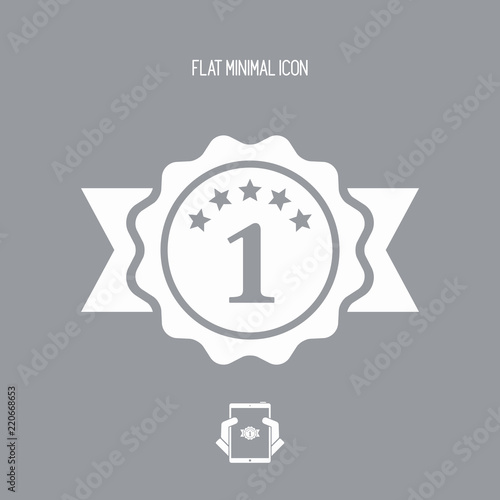 Number one symbol icon