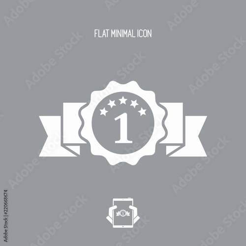 Number one symbol icon