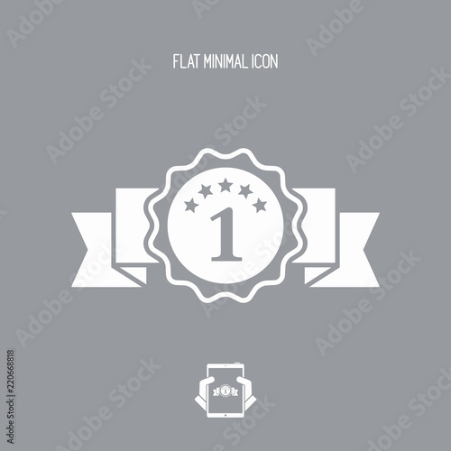 Number one symbol icon