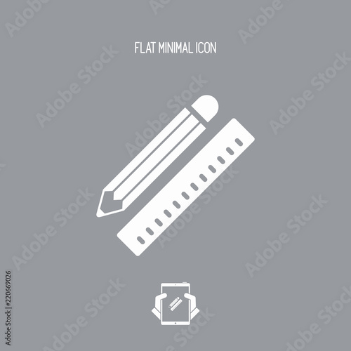 Design project flat icon