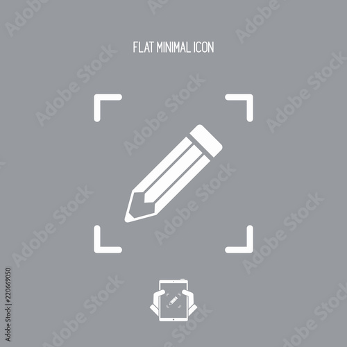 Customized design service icon