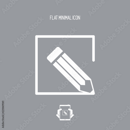 Customized services - Flat icon