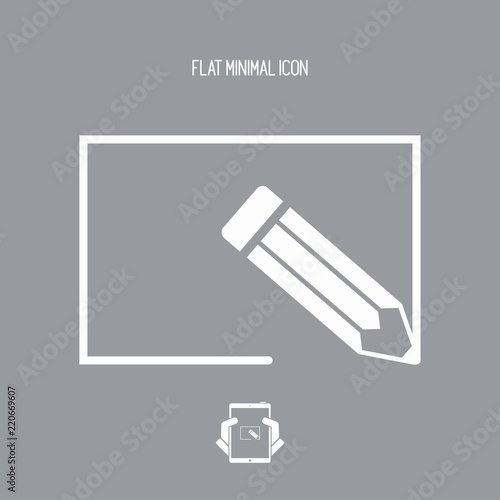 Customized project - Minimal vector flat icon