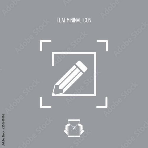 Personalized services flat icon
