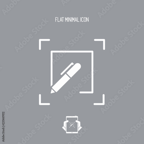 Personalized services flat icon