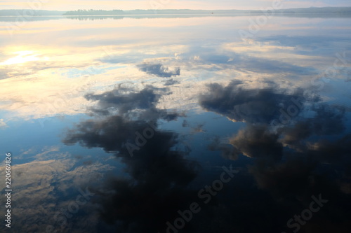 Clouds in the water