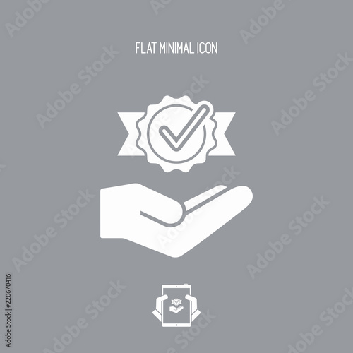 Premium services - Vector flat icon