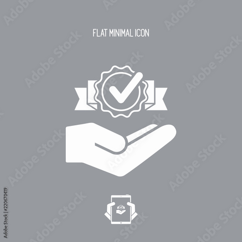 Premium services - Vector flat icon