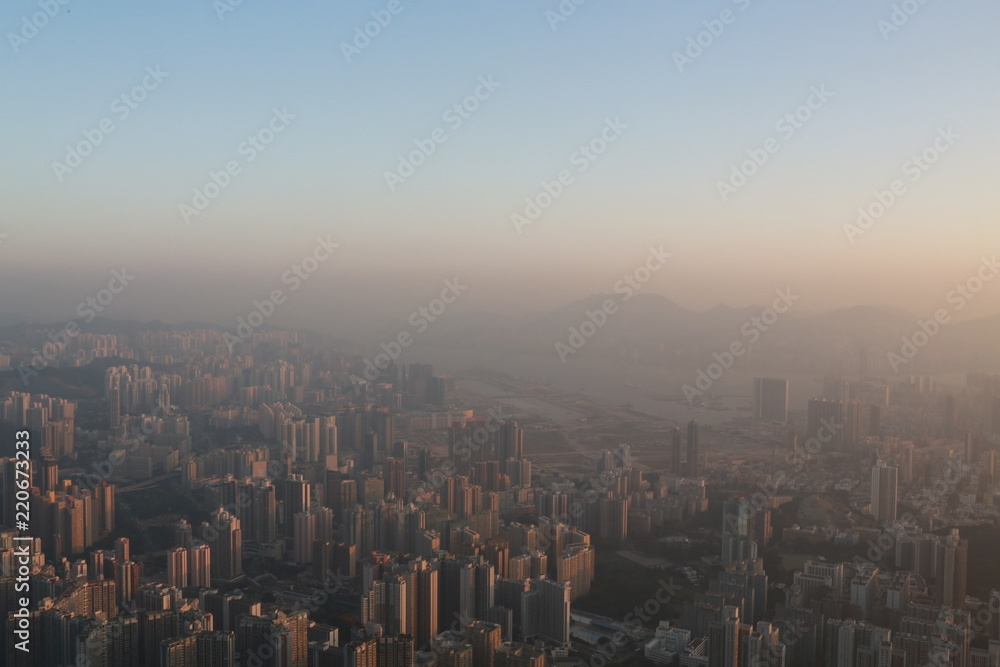 smog hong kong view