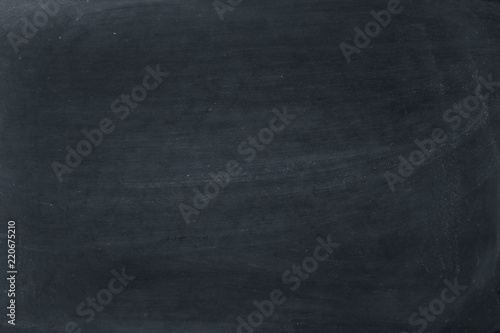 Blank blackboard background with chalk rubbed out