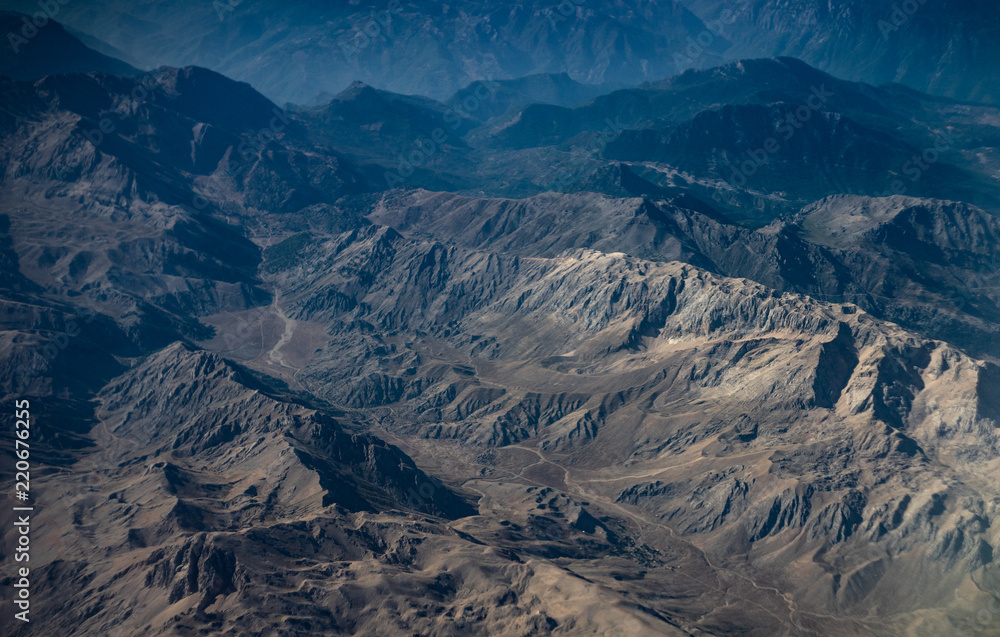 Aerial landscape of Taurus mountains