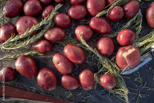uncooked Baby Red Potatoes specialty vegetable