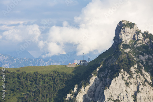 Baustelle des Berggasthaus Stauberen im Alpstein photo