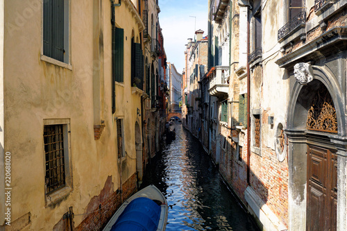 Narrow canal of Venice