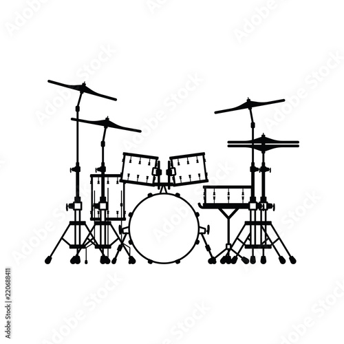 Drum set icon