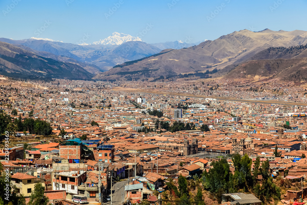 Panoramic view of the city of Cuzco