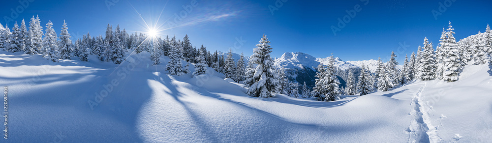 Winter in den Alpen