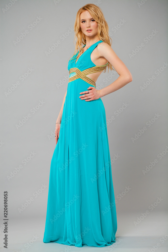 Portrait young beautiful blonde woman Portrait young beautiful blonde woman
