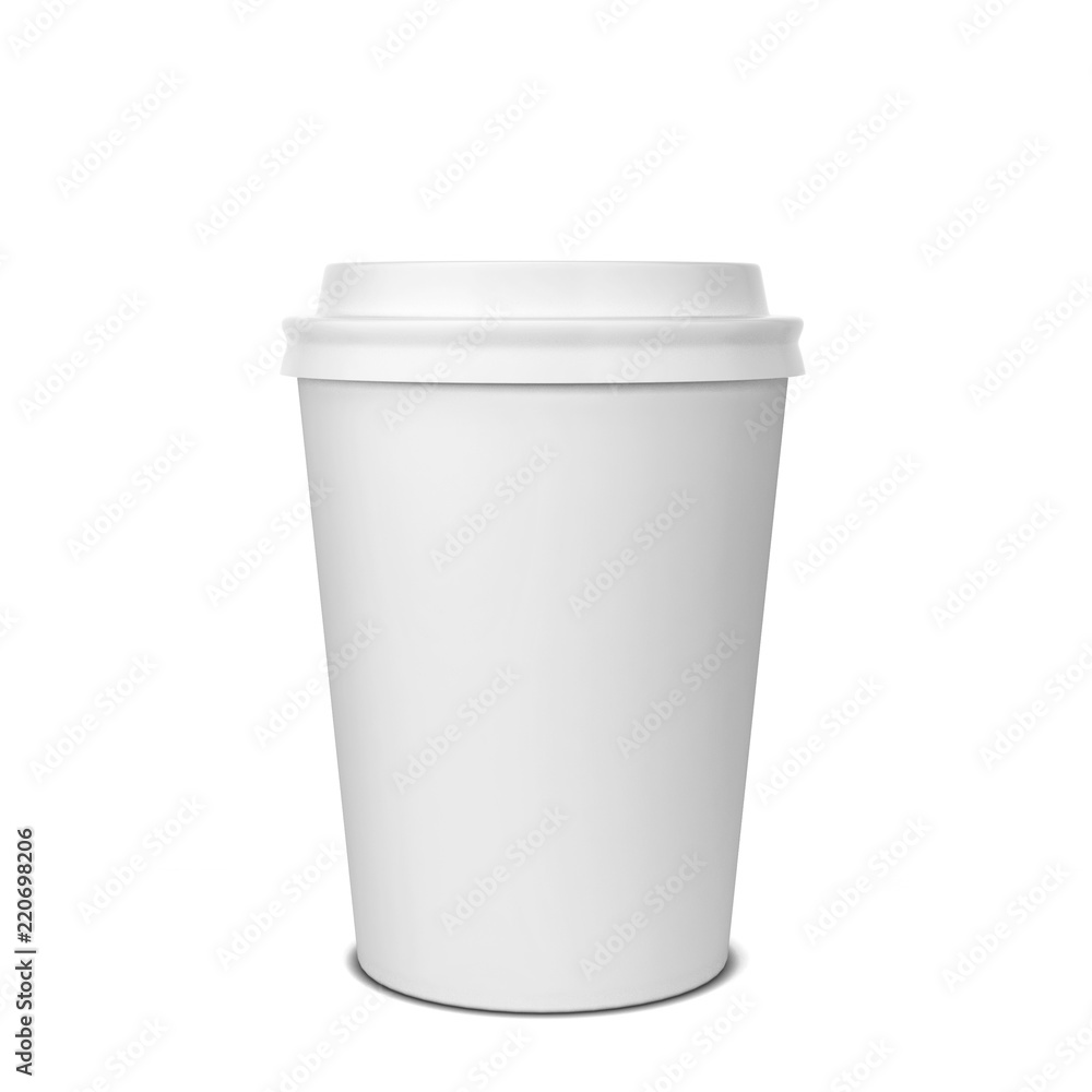 Blank paper coffee cup mock up Blank paper coffee cup mock up