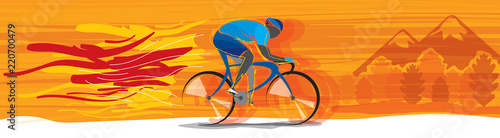 Bicycle championship vector