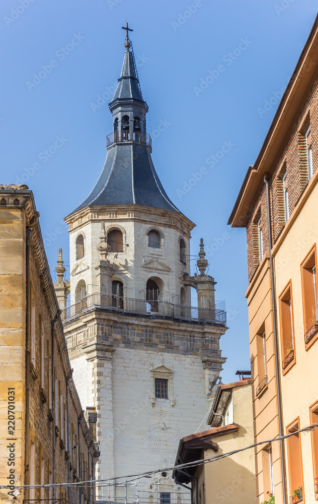 Tower of the Santa Maria cathedral of Vitoria-Gasteiz, Spain