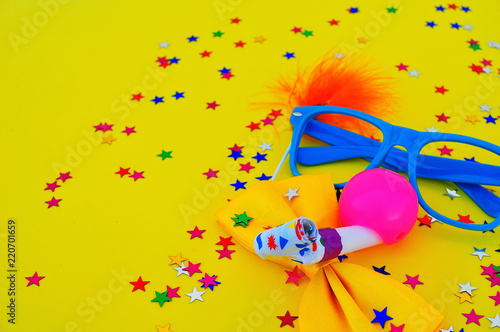 colorful birthday or carnival background