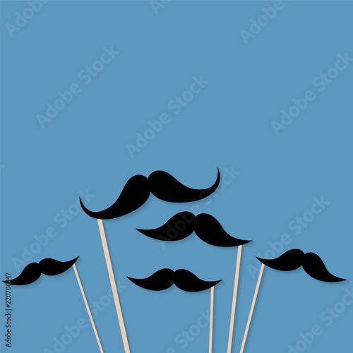 Moustache photo booth props. Mustache cut outs. Movember Movemen