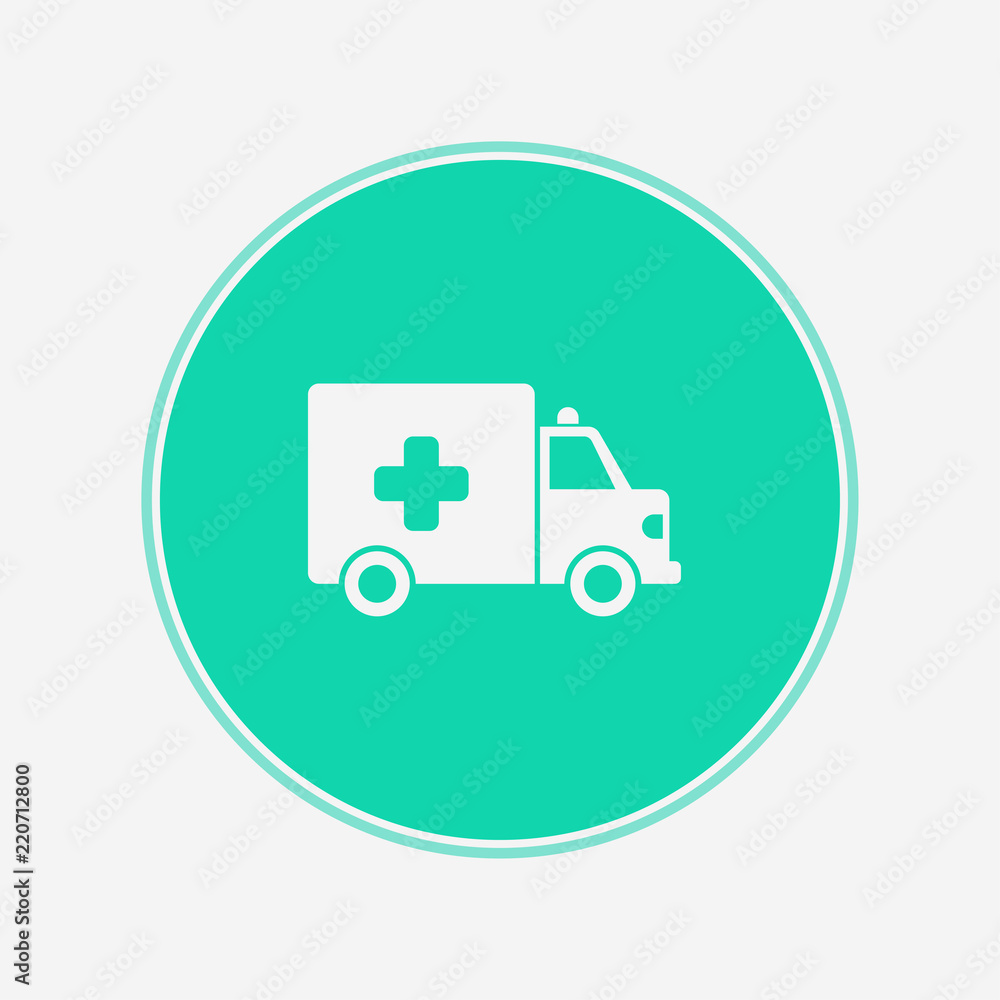 Ambulance car icon Ambulance car icon