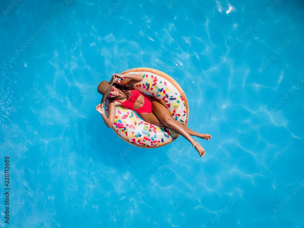 Fototapeta premium Relaxing In The Pool