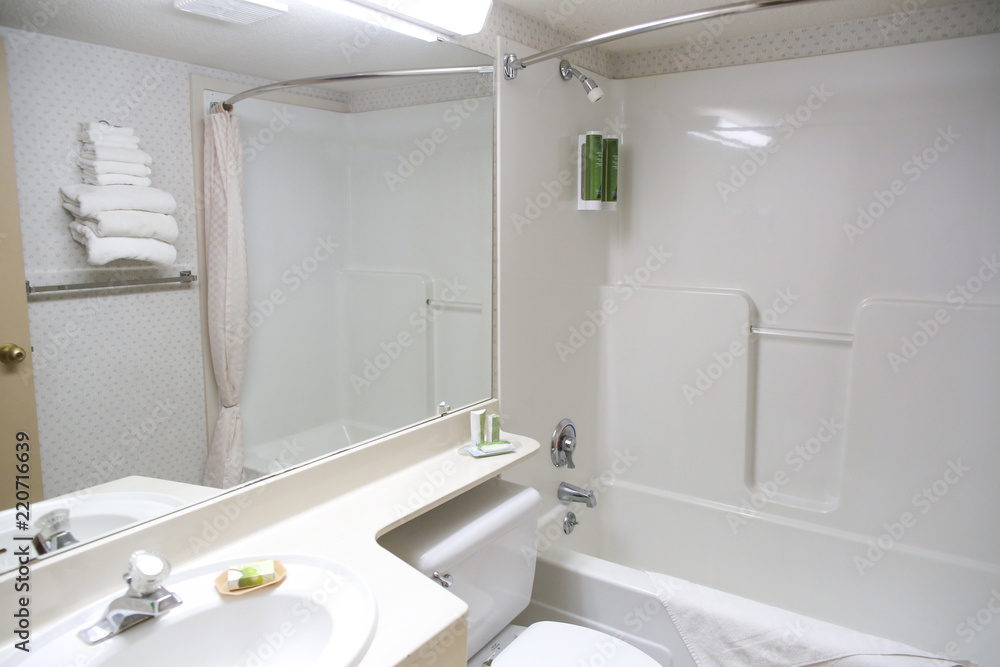 Elegant suite bathroom interior Elegant suite bathroom interior