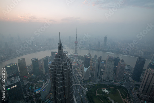 Photography asia city with traffic