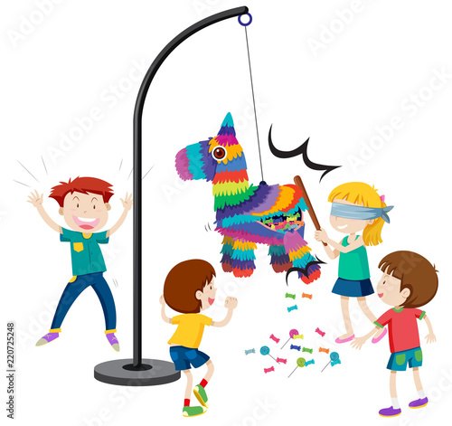 Hit the pinata game