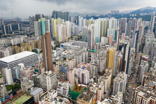 Sham Shui Po  Hong Kong 28 August 2018 -Hong Kong downtown city