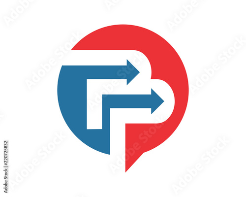 circle initial typography alphabet font typeset logotype image vector icon