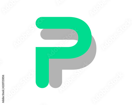 initial typography alphabet font typeset logotype image vector icon