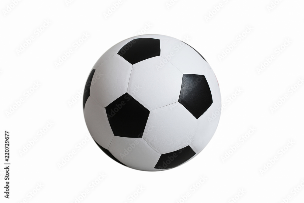 Soccer ball on isolated. with clipping path Soccer ball on isolated. with clipping path