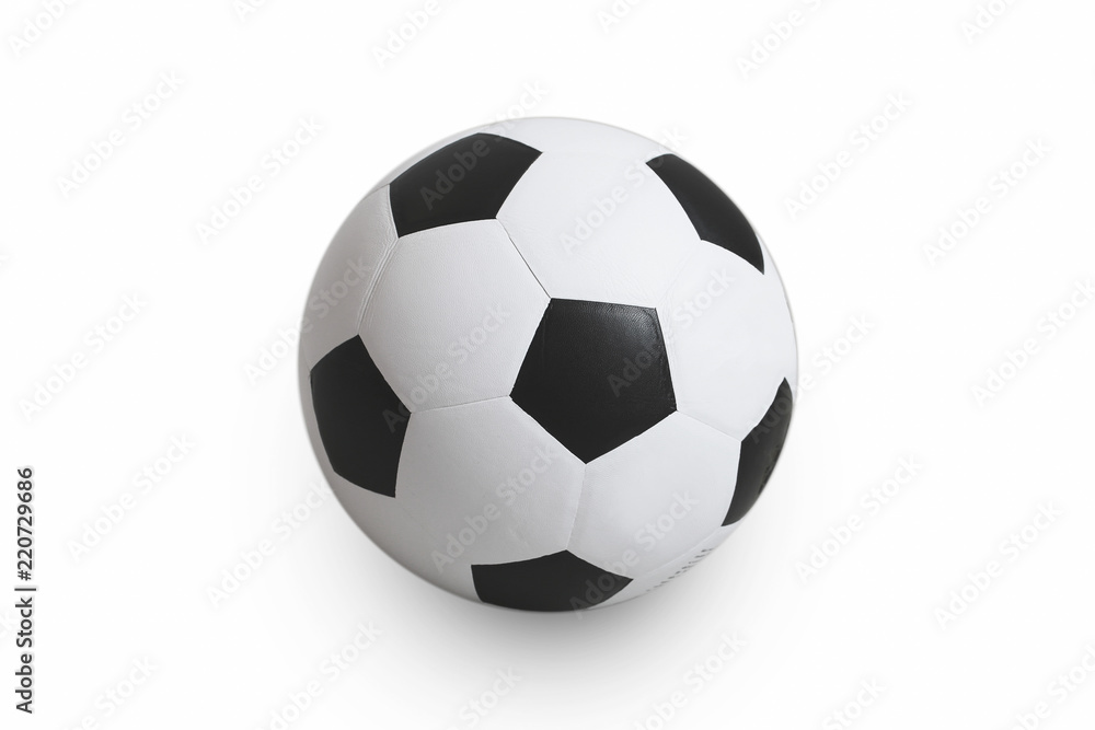 Soccer ball on isolated. with clipping path Soccer ball on isolated. with clipping path