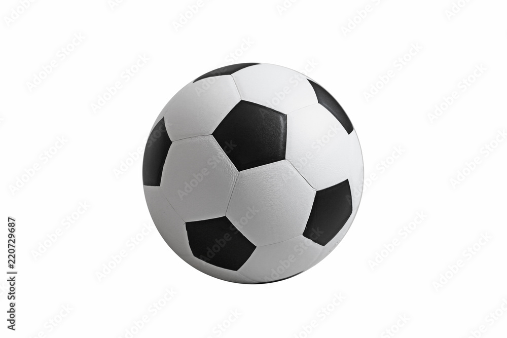 Soccer ball on isolated. with clipping path
