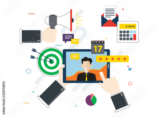 Evaluation and feedback in financial.