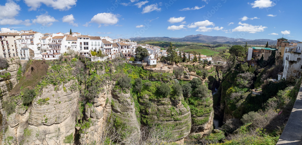 Ronda, Spain a pueblo blanco (white village) in Andalusia, Spain