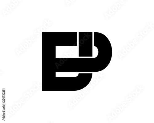 black silhouette initial typography alphabet font typeset logotype image vector icon