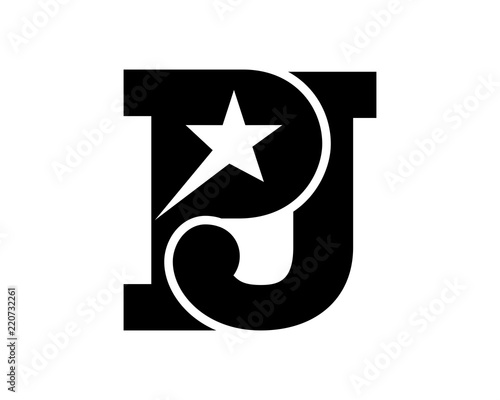 black silhouette initial typography alphabet font typeset logotype image vector icon