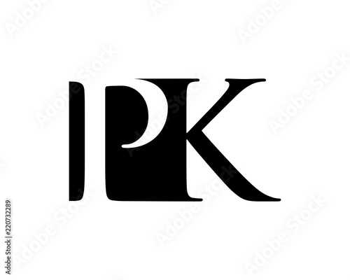 black silhouette initial typography alphabet font typeset logotype image vector icon
