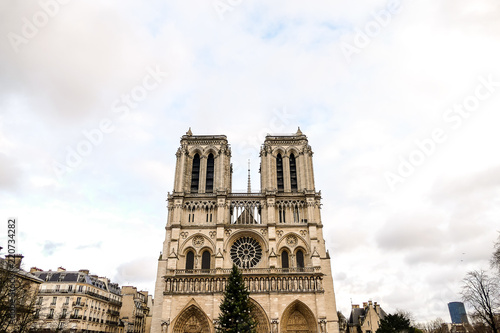 Photo image a Beautiful panoramic view of Paris City photo